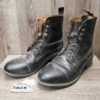 Pr Lace Up Paddock Boots *gc, dirt, scuffs
