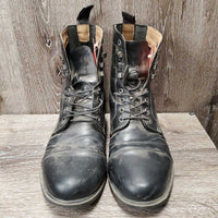 Pr Lace Up Paddock Boots *gc, dirt, scuffs
