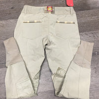 Euroseat Breeches *gc, pilly lining, seam puckers, sm hole, snags, stains, puckers, mnr undone seam stitching