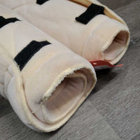 2 Foam "Quick Wrap" Leg Quilts *vgc, clean, mnr hair & frayed edges
