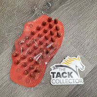 Hand Shaped Rubber Soft Spike Grooming Curry *gc, clean, stains, discolored, bent, film
