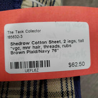 Cotton Sheet, 2 legs, tail *vgc, mnr hair, threads, rubs
