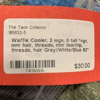 Waffle Cooler, 2 legs, 0 tail *vgc, mnr hair, threads, mnr tear/rip, threads, hair
