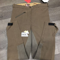 Hvy Cotton Full Seat Breeches, Pull On, tags *new, older
