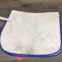 Quilt Jumper Saddle Pad *fair, stains, rubs, pilly, threads, mnr hair, dirt?

