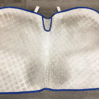 Quilt Jumper Saddle Pad *fair, stains, rubs, pilly, threads, mnr hair, dirt?