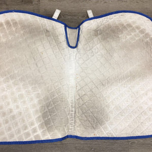 Quilt Jumper Saddle Pad *fair, stains, rubs, pilly, threads, mnr hair, dirt?