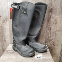 Winter Riding Boots *vgc, mnr dirt, hair, rubs, scuffs
