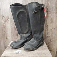 Winter Riding Boots *vgc, mnr dirt, hair, rubs, scuffs
