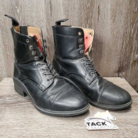 Lace Up Paddock Boots *vgc, mnr dirt, hair, scuffs, creases
