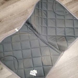 Quilt Jumper Saddle Pad, non slip *gc, stained, dirty, hair