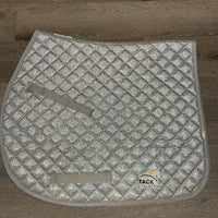 Quilt Glitter Jumper Saddle Pad *vgc, dirt, stains, hair
