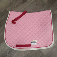 Quilt Jumper Saddle Pad, piping, tabs *vgc, stained, pills
