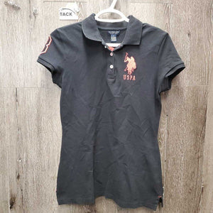 SS Polo Shirt, 1/4 Button Up *vgc