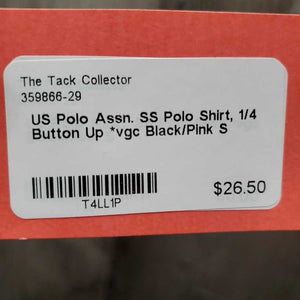 SS Polo Shirt, 1/4 Button Up *vgc