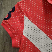 SS Polo Shirt, 1/4 Button up *xc
