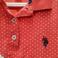 SS Polo Shirt, 1/4 Button up *xc
