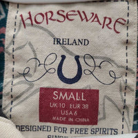 SS Polo Shirt, 1/3 Button Up *gc, mnr faded & stretched cuffs, stains & snags, collar fray
