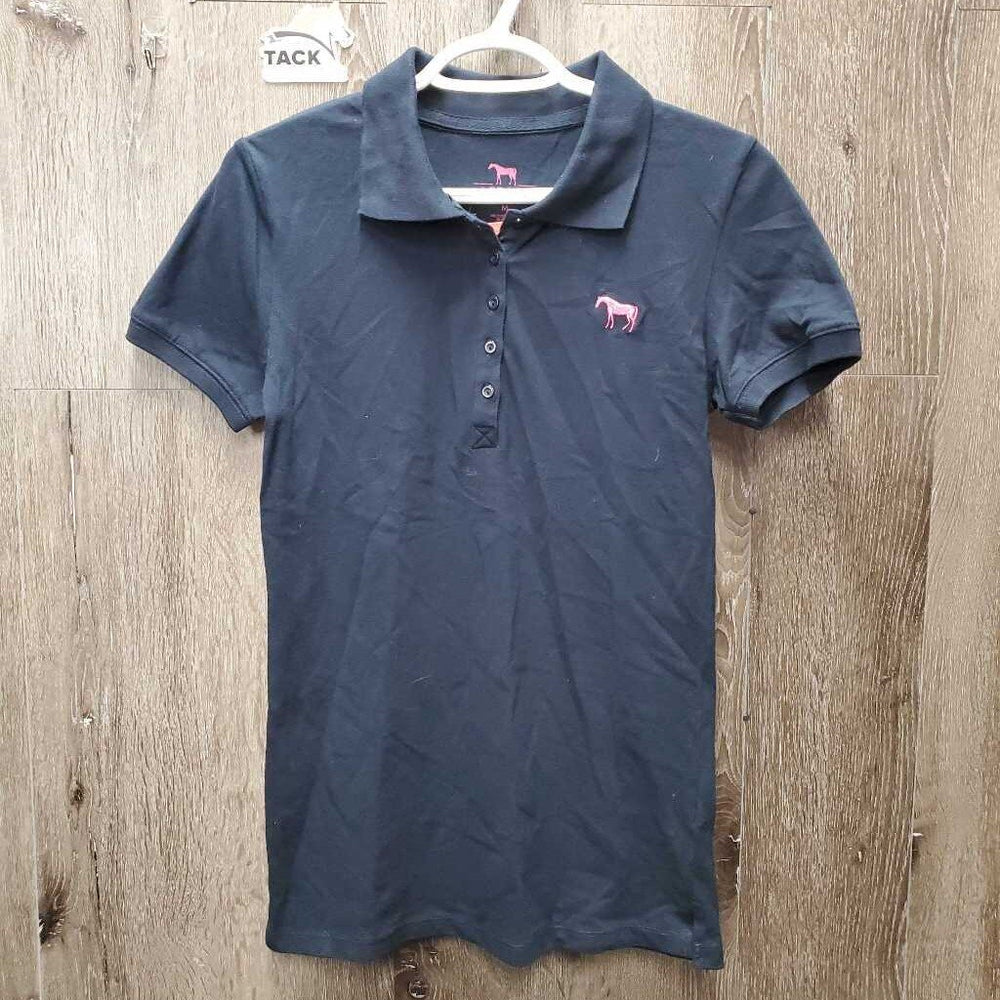 SS Polo Shirt, 1/3 Button Up *vgc, mnr hair