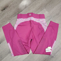 Euroseat Riding Tight Breeches, Pull on *gc, v.rubbed & pilly
