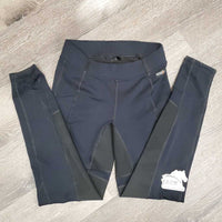 Full Seat Riding Tight Breeches, thigh pocket *gc, seam rubs, frays & holes
