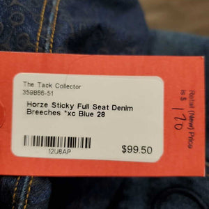 Sticky Full Seat Denim Breeches *xc