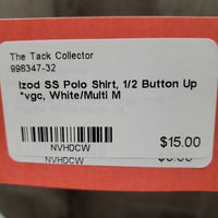 SS Polo Shirt, 1/2 Button Up *vgc
