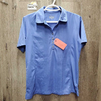 SS Polo Shirt, 1/4 Button Up *vgc, mnr rubs & pills
