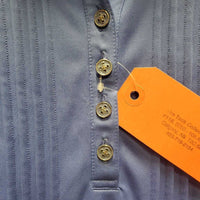 SS Polo Shirt, 1/4 Button Up *vgc, mnr rubs & pills