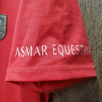 SS Polo Shirt, 1/4 Button Up *vgc, seam rubs & threads, older, rubbed off label
