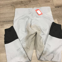 Euroseat Breeches, Bling *gc, v.stained, pilly, puckers
