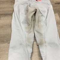 Euroseat Breeches, Bling *gc, v.stained, pilly, puckers
