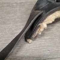 Elastic Breastplate, snaps *gc/fair, v.stined, stretched, xholes, tape, thin sheepskin, dirty

