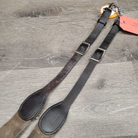Elastic Breastplate, snaps *gc/fair, v.stined, stretched, xholes, tape, thin sheepskin, dirty
