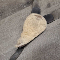 Elastic Breastplate, snaps *gc/fair, v.stined, stretched, xholes, tape, thin sheepskin, dirty
