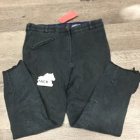 Hvy Cotton Breeches *fair, v.faded, hair, older, seat rubs
