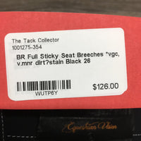 Full Sticky Seat Breeches *vgc, v.mnr dirt?stain
