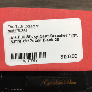 Full Sticky Seat Breeches *vgc, v.mnr dirt?stain
