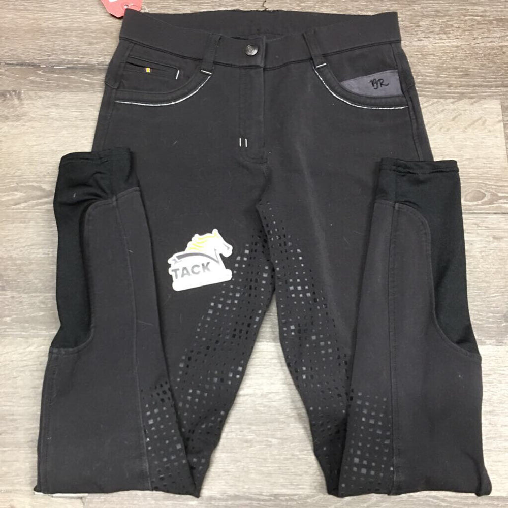 Hvy Full Sticky Seat Breeches *gc, hairy, faded, rubs, piping & seat rubs