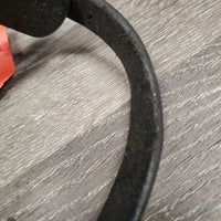 Soft Thick Leather Flash Strap Only, keeper, roller buckle *vgc, clean, twists, gunk?
