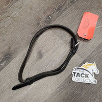 Soft Thick Leather Flash Strap Only, keeper, roller buckle *vgc, clean, twists, gunk?
