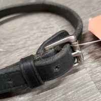 Soft Thick Leather Flash Strap Only, keeper, roller buckle *vgc, clean, twists, gunk?