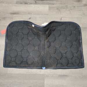 Quilt Dressage Saddle Pad, x2 piping *vgc, mnr dirt, stains, hair