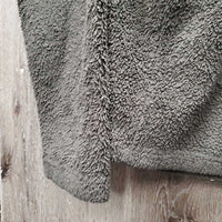 LS Fleece Pull Over Sweater *fair, v.clumpy, pilly, sticky zipper, thin/flat spots, older
