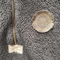 LS Fleece Pull Over Sweater *fair, v.clumpy, pilly, sticky zipper, thin/flat spots, older