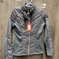 Fleece & Puffy Jacket, zipper *vgc, undone pit seam, mnr clumpy fleece
