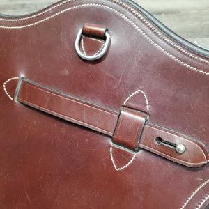 Lg Leather Belly Girth, 2x els, 3x D Rings, Strap *xc, mnr rubs, stains, scratches & dust