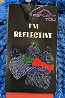 Reflective Touque with Pom Pom *new
