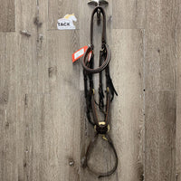 FS Rsd Monocrown Figure 8 Bridle *vgc/gc, clean, residue, hairy, sticky spots, pulled lining, dirty fleece, scraped edges
