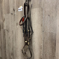 FS Rsd Monocrown Figure 8 Bridle *vgc/gc, clean, residue, hairy, sticky spots, pulled lining, dirty fleece, scraped edges
